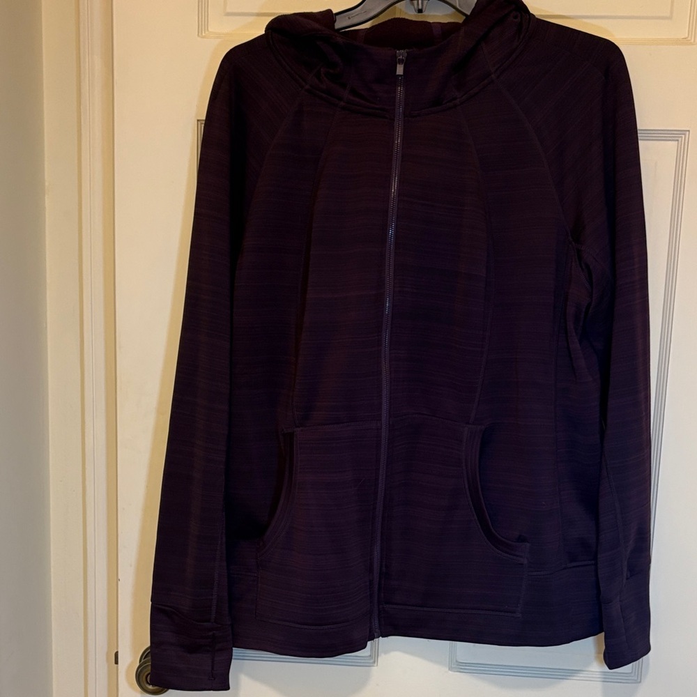 Women's Deep Purple Hooded Jacket